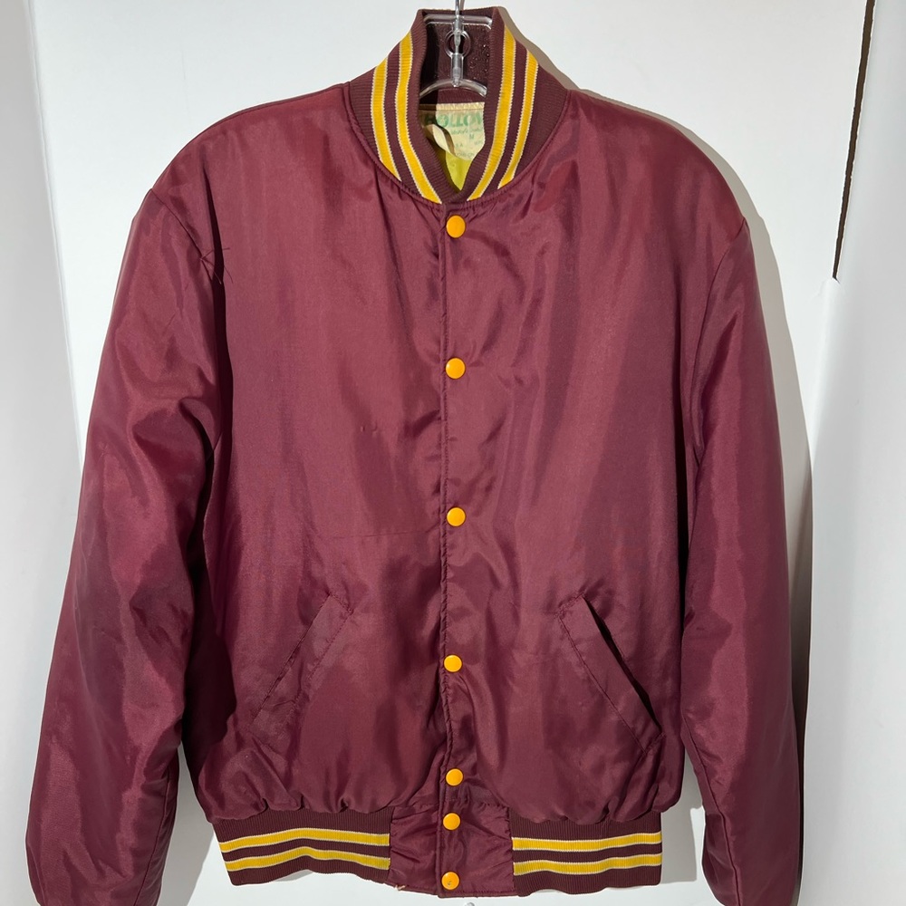 Vintage Halloween, men’s insulated satin bomber jacket, medium West